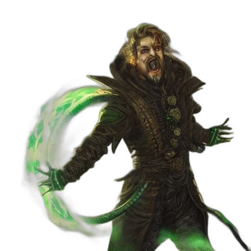staff, creature, concept art, fantasy art transparent PNG cut-out