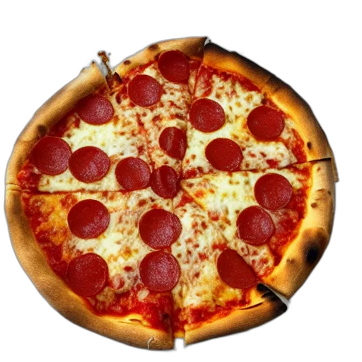 food, face, weapon, crown, 3d render, photorealistic, red, monochrome transparent PNG cut-out