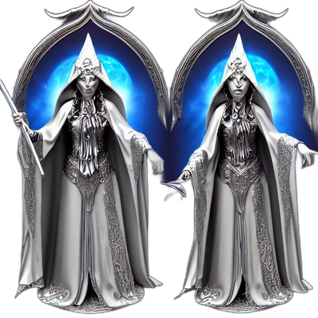 concept art, fantasy art, 3d render, monochrome transparent PNG cut-out