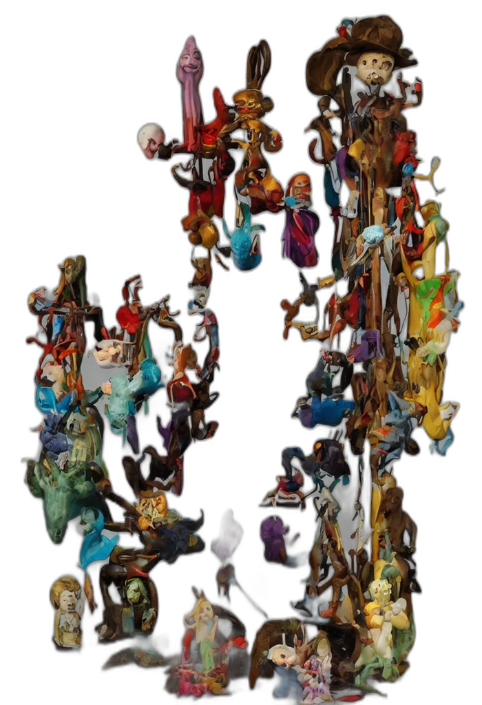 staff, jewelry, crown, robot transparent PNG cut-out