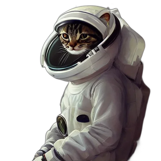animal, robot, staff, jacket, concept art, pixel art, photorealistic, fantasy art transparent PNG cut-out