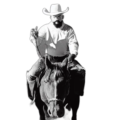 animal, hat, jacket, staff transparent PNG cut-out