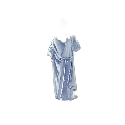 dress, blue, watercolor, painting, golden, statue, jesus, middle transparent PNG cut-out