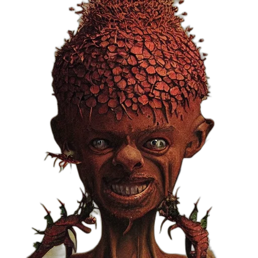 creature, face, staff, animal transparent PNG cut-out