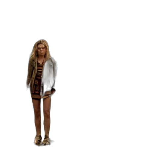 jacket, dress, hair, 3d render, concept art, photorealistic, pixel art, outer space transparent PNG cut-out