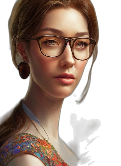 face, jewelry, dress, staff, photorealistic, fantasy art, oil painting, concept art transparent PNG cut-out