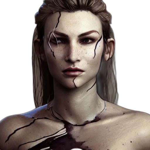 face, staff, mask, concept art transparent PNG cut-out