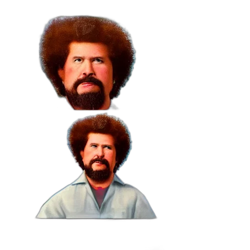 hair, face, jacket, staff transparent PNG cut-out