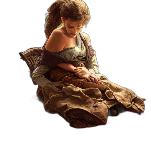dress, shoes, jewelry, weapon transparent PNG cut-out