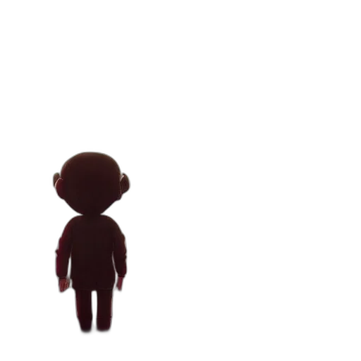 staff, creature, robot, face, pixel art, concept art, 3d render, cartoon transparent PNG cut-out