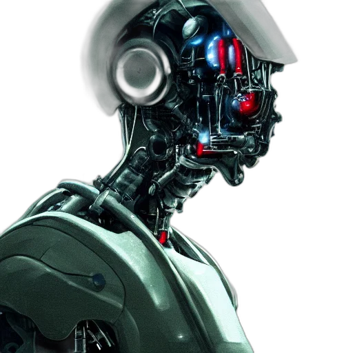 robot, cyberpunk, concept art, comic book art transparent PNG cut-out