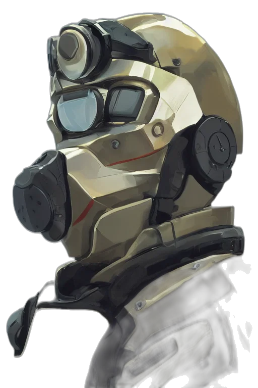 mask, robot, face, weapon transparent PNG cut-out