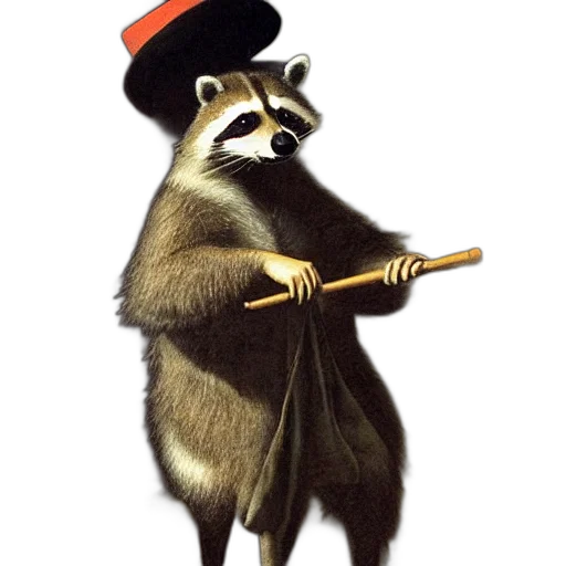 hat, staff, animal, weapon transparent PNG cut-out