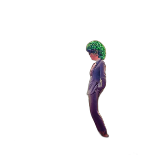 hair, creature, tree, staff transparent PNG cut-out