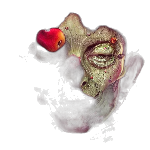 mask, face, creature, staff transparent PNG cut-out