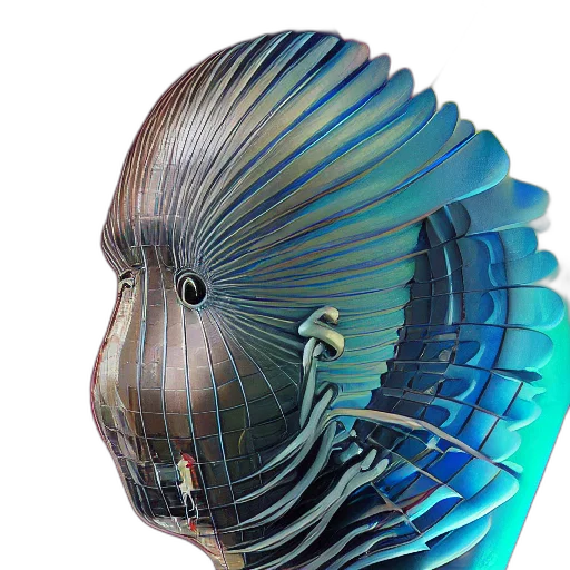 animal, mask, creature, robot transparent PNG cut-out