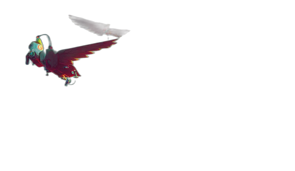 dragon, animal, weapon, creature, 3d render, pixel art, concept art, photorealistic transparent PNG cut-out