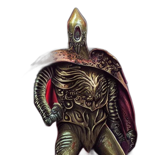 sword, robot, staff, dragon, concept art, fantasy art, 3d render, photorealistic transparent PNG cut-out