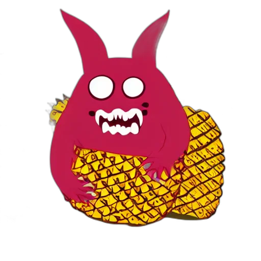 creature, crown, dragon, animal, pixel art, concept art, cartoon, fantasy art transparent PNG cut-out