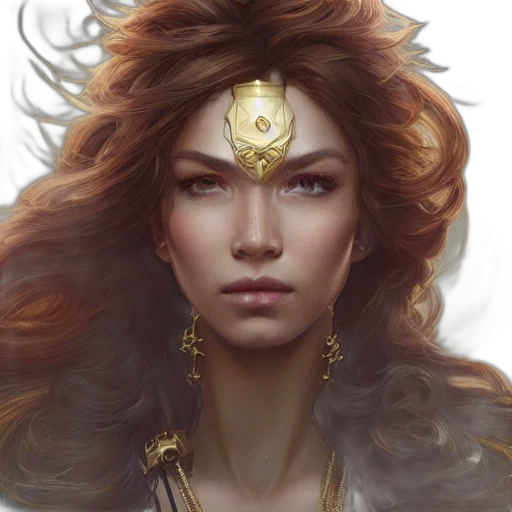 crown, jewelry, face, fantasy art transparent PNG cut-out