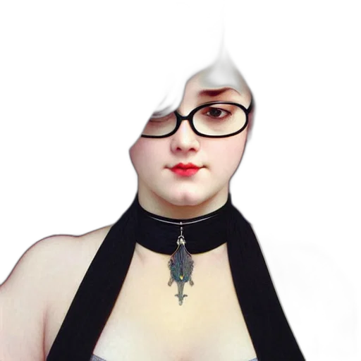 staff, dress, jewelry, face transparent PNG cut-out