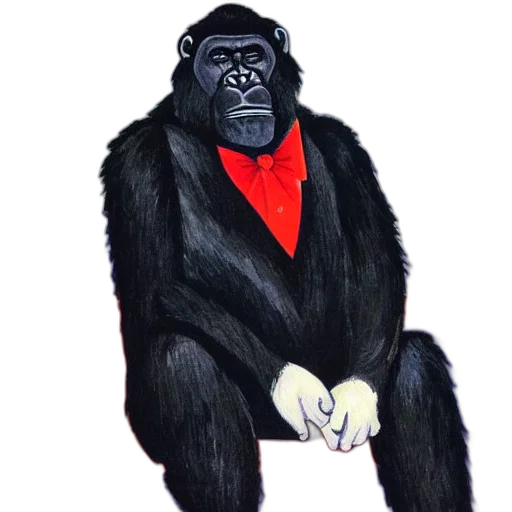 animal, jacket, concept art, photorealistic transparent PNG cut-out