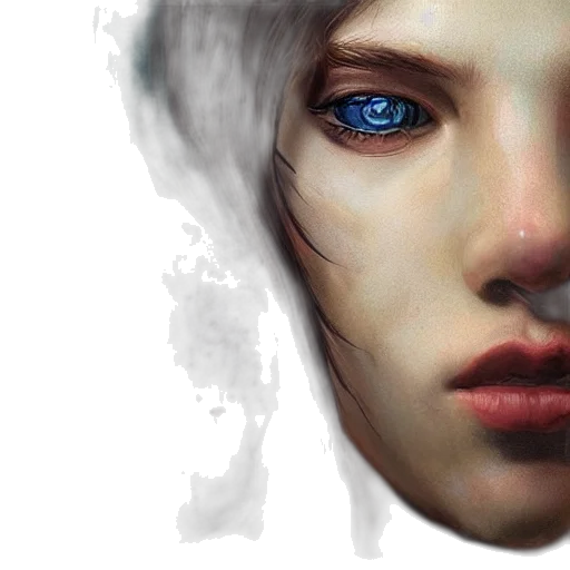 face, mask, robot, photorealistic transparent PNG cut-out
