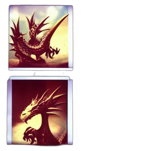 dragon, fantasy art, concept art, 3d render transparent PNG cut-out