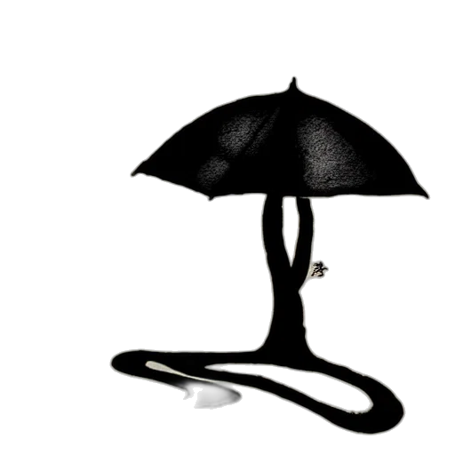 umbrella, hat, staff, crown transparent PNG cut-out