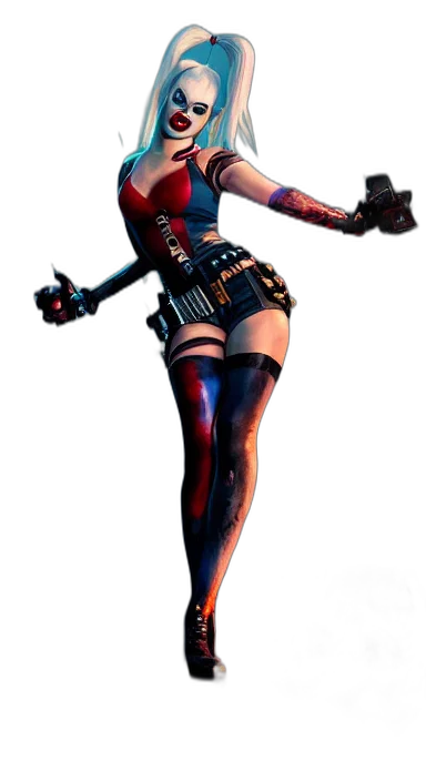 weapon, staff, concept art, cyberpunk, 3d render, pixel art, harley, quinn transparent PNG cut-out