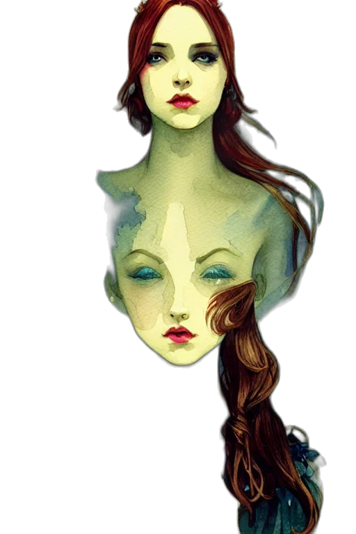 mask, face, crown, creature transparent PNG cut-out