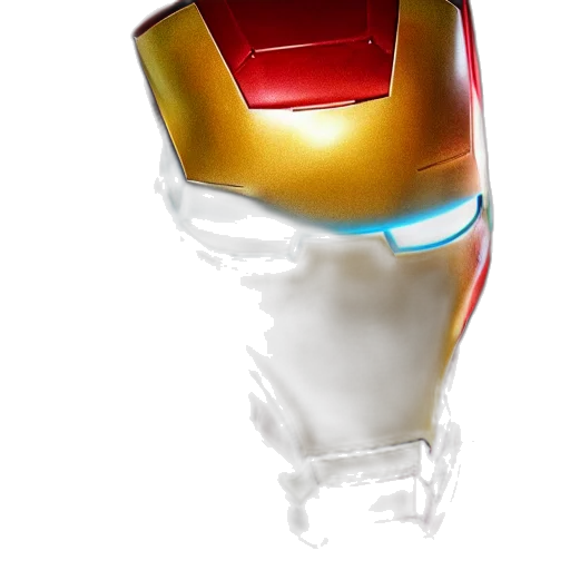 bottle, robot, mask, jewelry, 3d render, concept art, comic book art, photorealistic transparent PNG cut-out