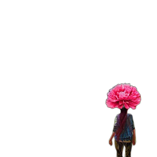 umbrella, hat, jacket, flower transparent PNG cut-out