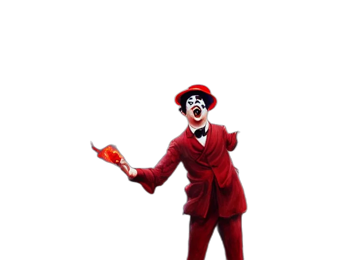 staff, mask, hat, concept art, 3d render, cartoon, photorealistic, fire transparent PNG cut-out