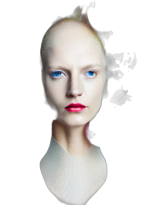 robot, face, mask, jewelry transparent PNG cut-out