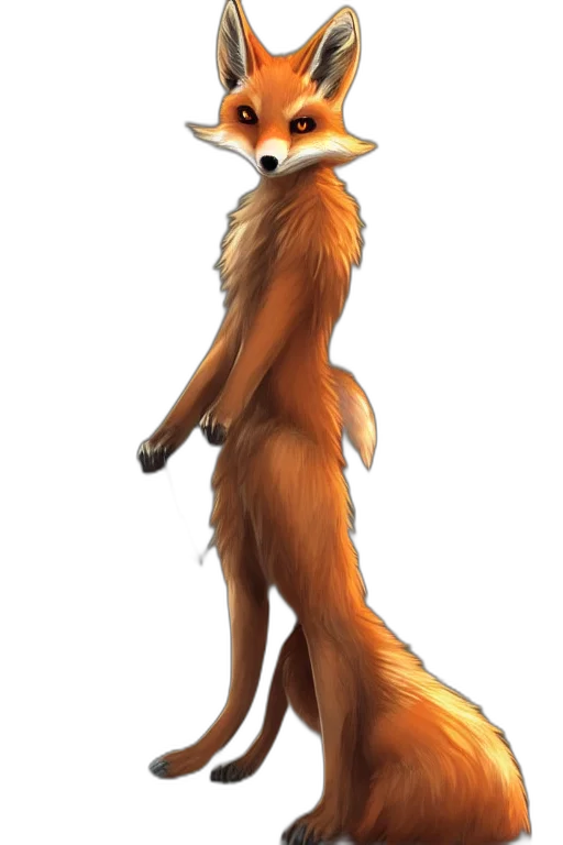 staff, animal, creature, dress, concept art, fantasy art, 3d render, watercolor transparent PNG cut-out