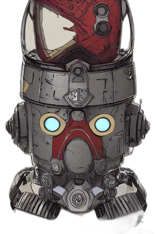 robot, mask, face, concept art transparent PNG cut-out