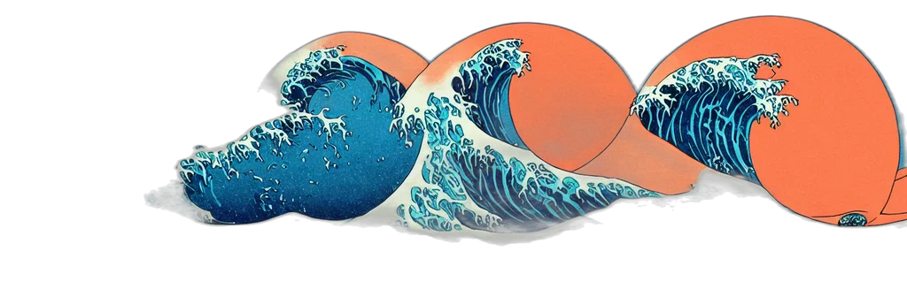 vaporwave, watercolor, blue, colorful transparent PNG cut-out