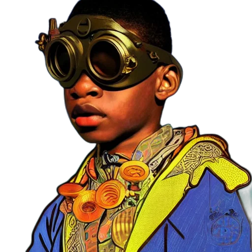 mask, face, jacket, photorealistic, comic book art, concept art, cartoon, colourful transparent PNG cut-out