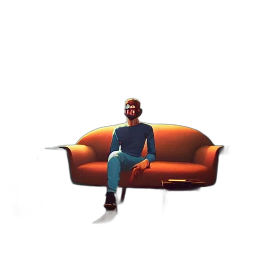 furniture, jacket, staff, shoes transparent PNG cut-out