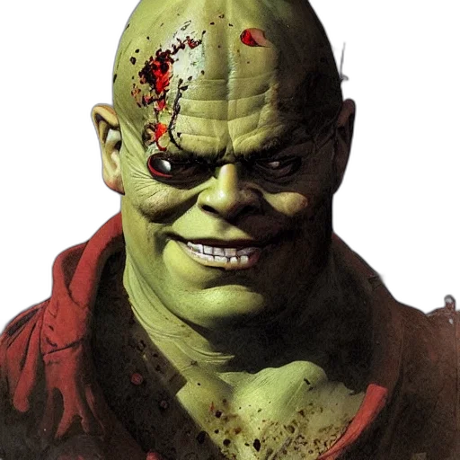 face, mask, staff, comic book art transparent PNG cut-out