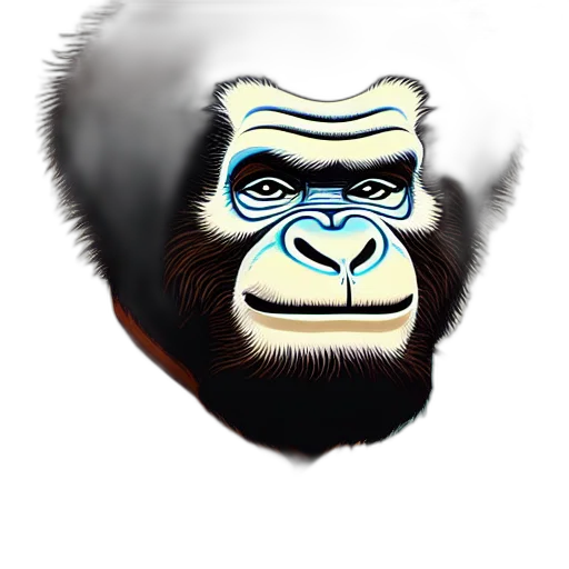 animal, creature, face, photorealistic, concept art, 3d render, cartoon, bob transparent PNG cut-out