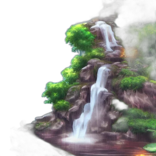 tree, dragon, sword, crown, concept art, photorealistic, fantasy art, 3d render transparent PNG cut-out
