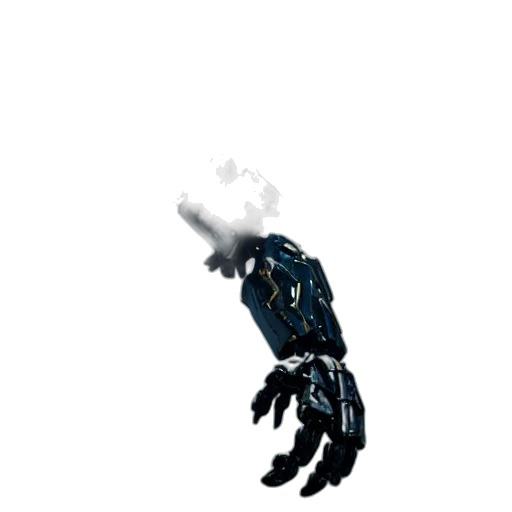 robot, weapon, jacket, staff, concept art, cyberpunk, 3d render, pixel art transparent PNG cut-out