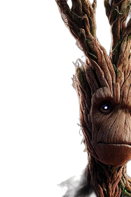 mask, hair, tree, face, 3d render, concept art, photorealistic, hyper transparent PNG cut-out