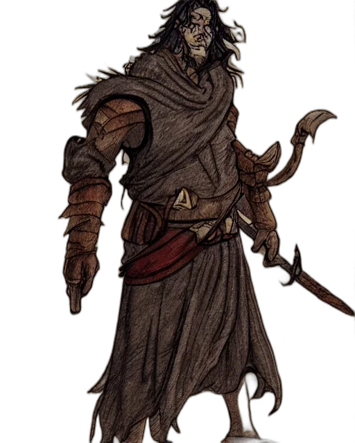 staff, sword, mask, concept art, fantasy art, comic book art, pixel art, dark transparent PNG cut-out