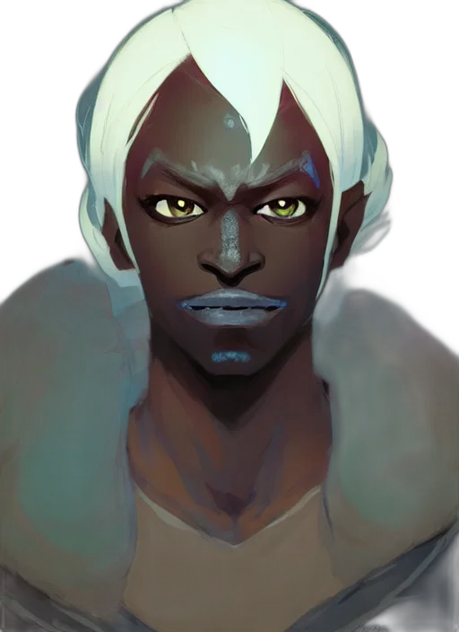 face, mask, creature, staff transparent PNG cut-out