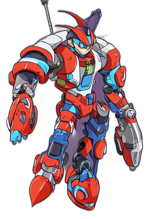 robot, weapon, concept art, pixel art transparent PNG cut-out