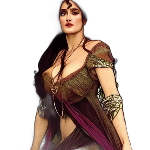 dress, fantasy art, concept art, comic book art transparent PNG cut-out