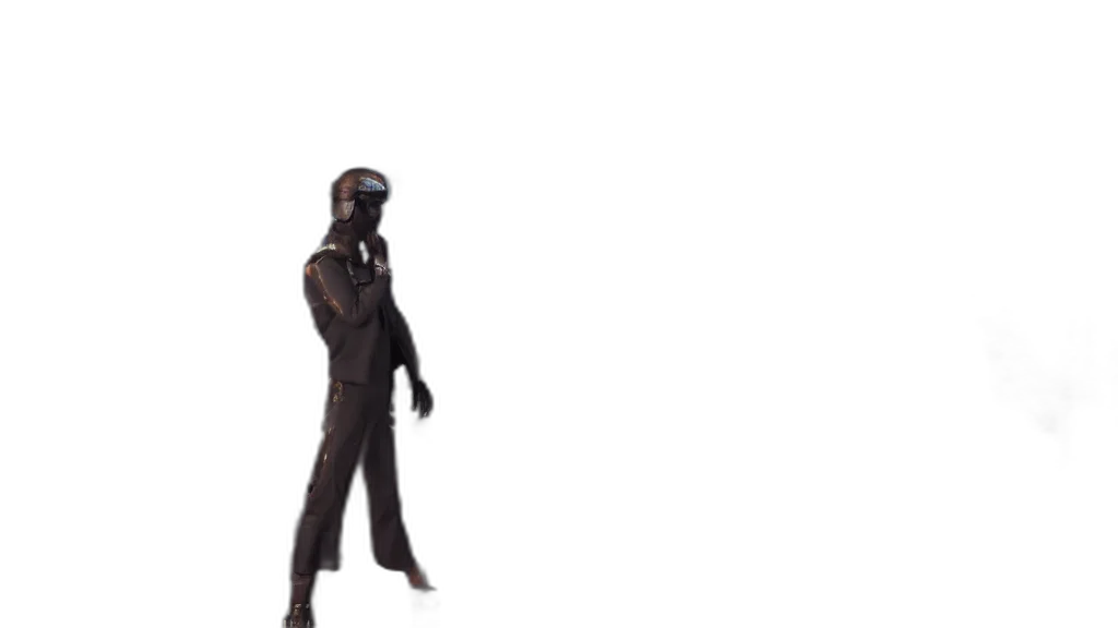 robot, mask, staff, jacket transparent PNG cut-out